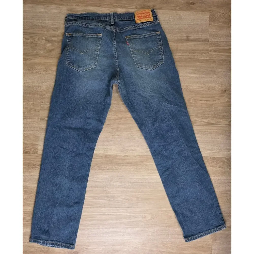 Levi's 541 Athletic Fit Jeans Men's 34x32 Blue Stretch Denim Medium Wash